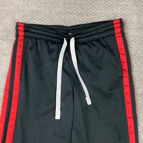 Vintage Y2K Nike Track Pants Mens Medium Black Red Sweatpants Gym Running Tricot - Picture 4 of 14